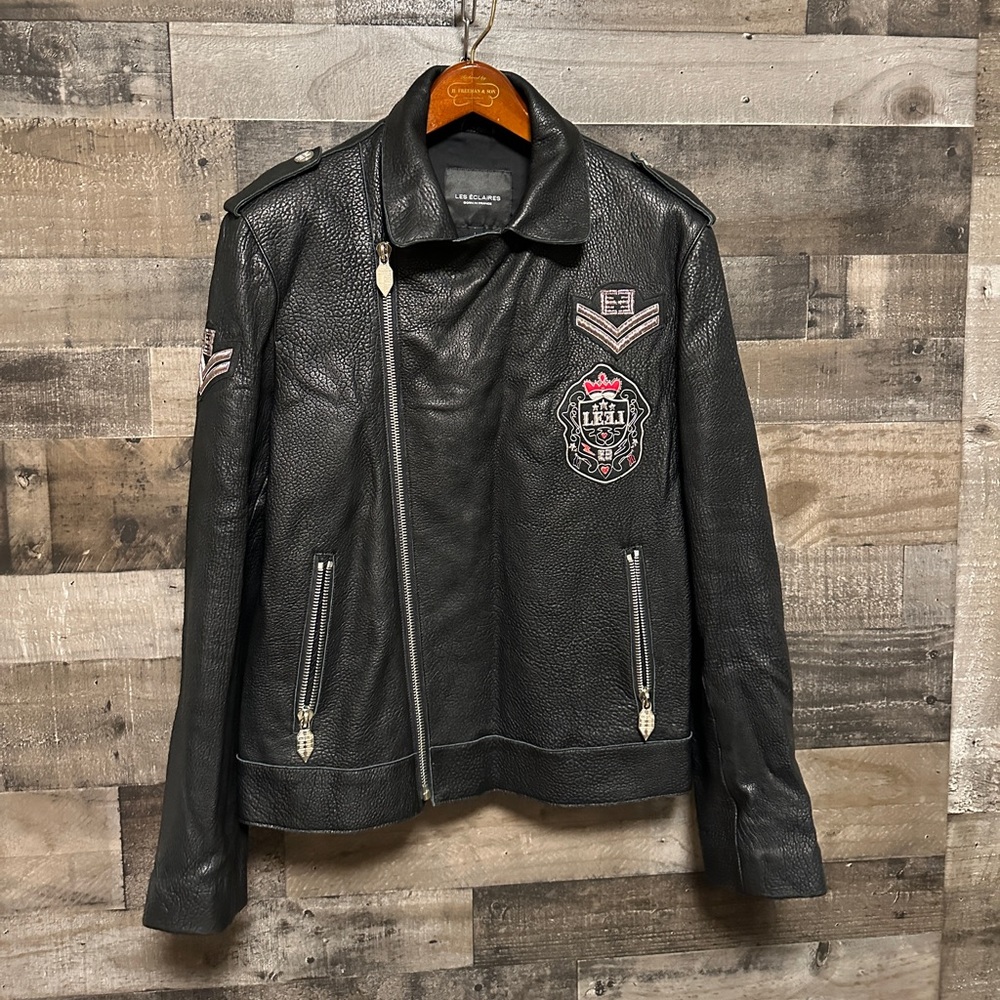 LES ECLAIRES leather jacket - Picture 10 of 11